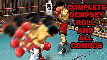ALL SPECIAL MOVES, COMBOS OF IPPO EXPLAINED hajime no ippo psp