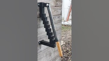 Wall Mounted Firewood Kindling Splitter,Manual Wood Splitter with Screws | Wood Cutter Splitter