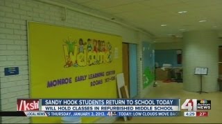 Sandy Hook students head back to class