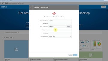 Create Connection to Oracle ADW
