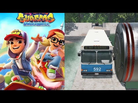 Subway Surfer Time Tag Vs Car Bollards Crashes Fun