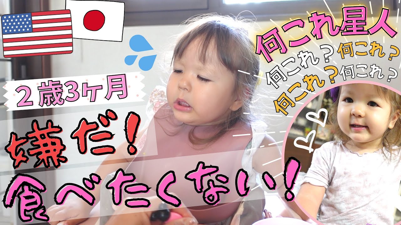 【イヤイヤ期 ２歳児の1日】自己主張強めの「なにこれ星人w」♡【バイリンガル育児】国際結婚｜２児ママ