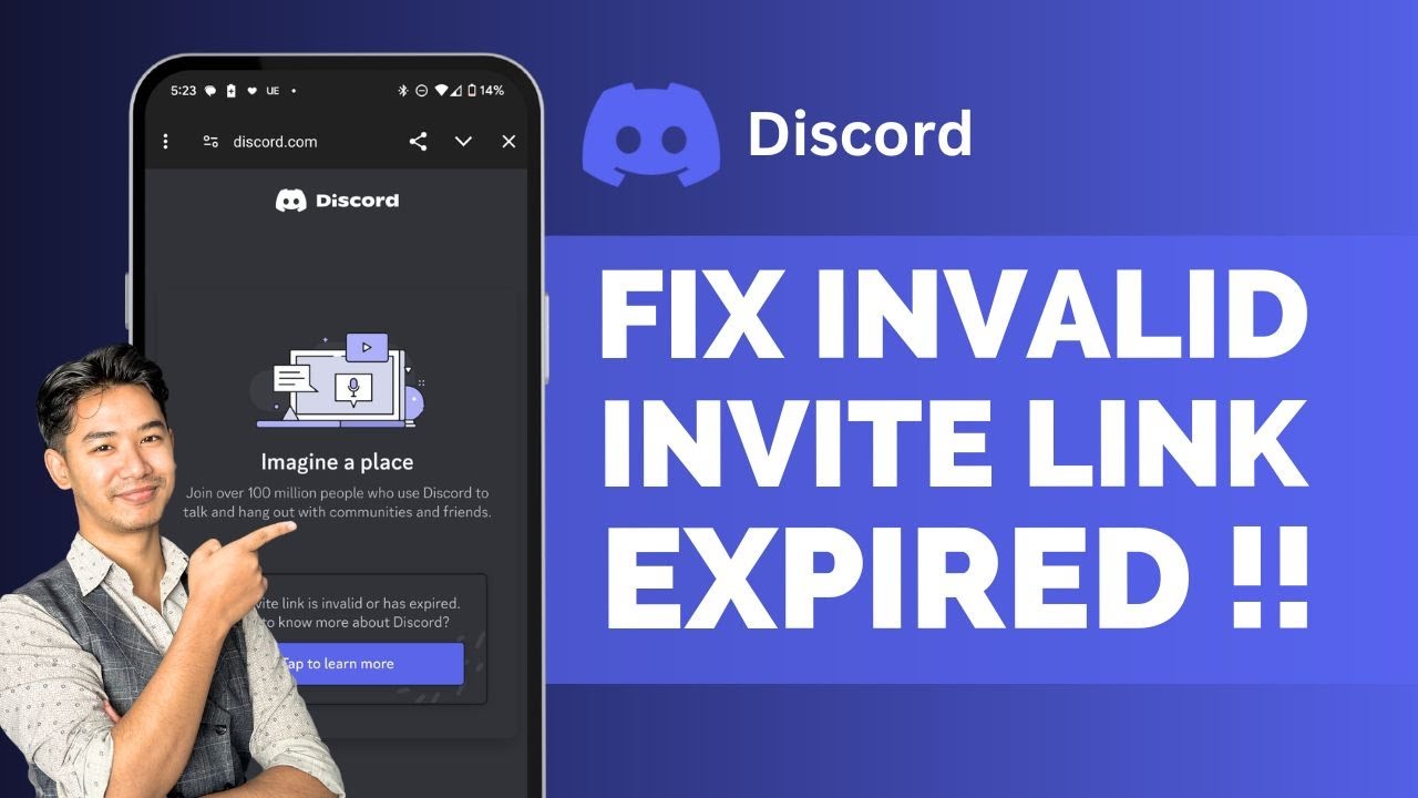 How To Fix Discord Invalid Invite Link - Expired Server Link Fix !