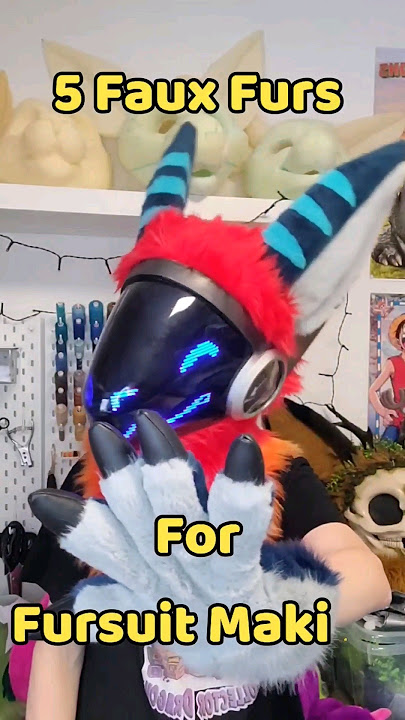 5 Faux Furs For Fursuit Making #fursuitmaker #fursuit #costume