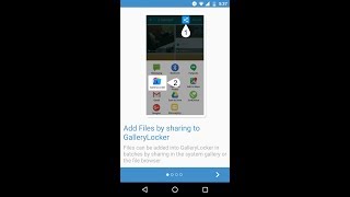 How to lock or hide files in Android by sharing ? (Gallery Locker App) screenshot 4
