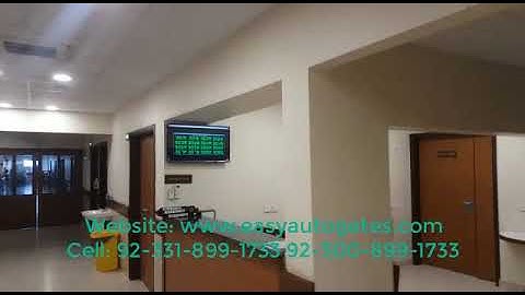 Hospital Queue Management system installed by Easyautogates.com