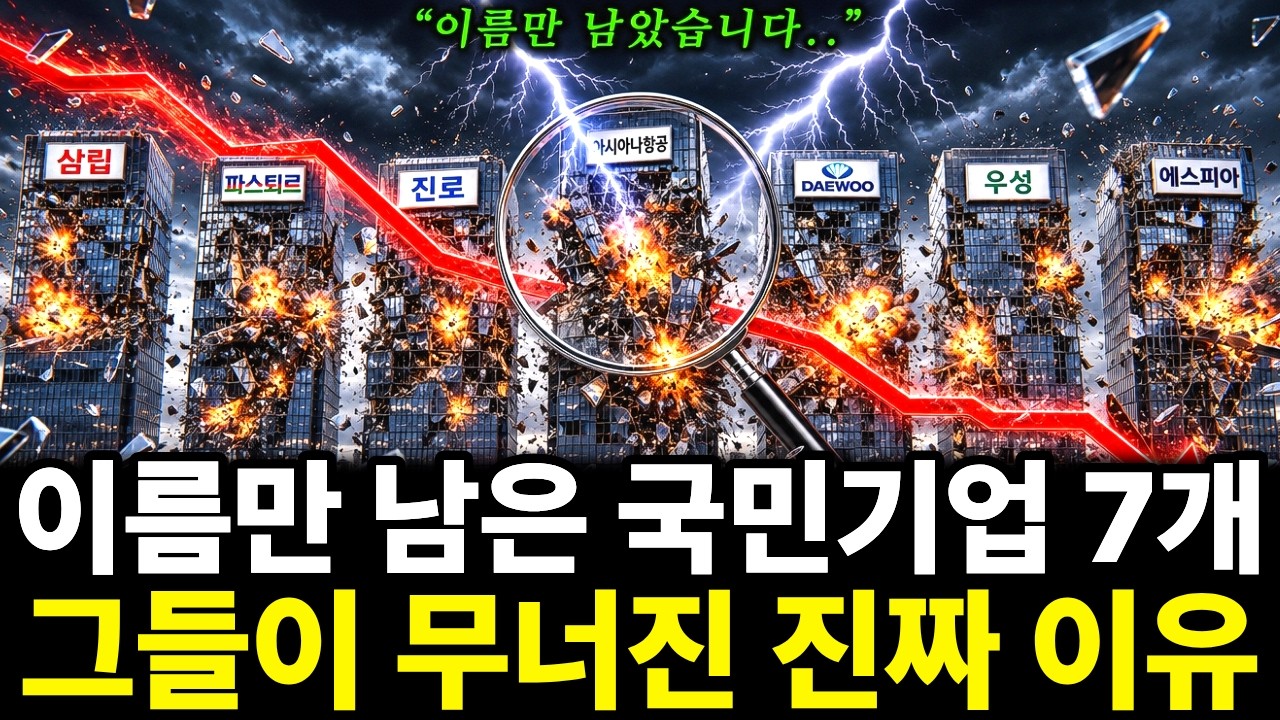 38년 역사가 하루아침에 종료 — 2026년 사라지는 아시아나까지, 국민 브랜드 몰락 TOP 7