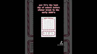 Christmas word search