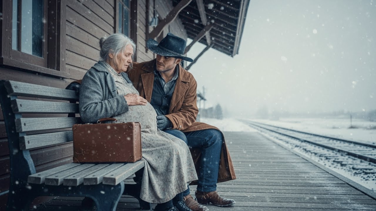 Too Old and Pregnant, She Was Left at the Station — Until a Stranger Whispered, “You’re Mine
