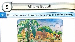 Ennum Ezhuthum 4th standard English term 3 work book answers Unit 5 All are equal screenshot 4