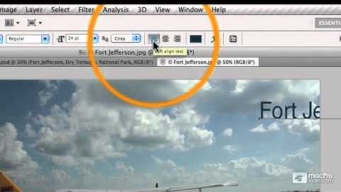 Photoshop CS5 103: Adding Text To Images - 05 Adding the Text Layer