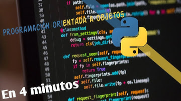 Programación orientada a objetos en 4 minutos