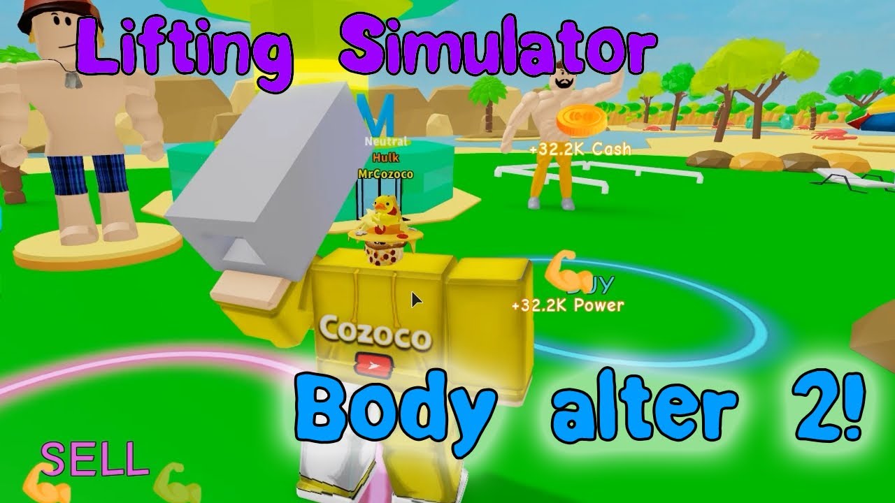 I Got to Body Alter 2! Hulk Rank! - Lifting Simulator