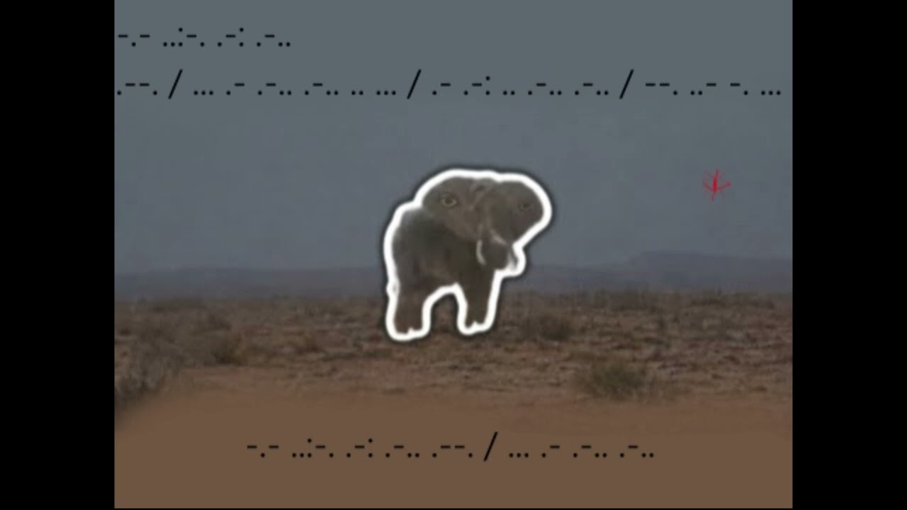 слон из 2028 года. an elephant from 2028