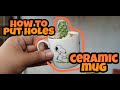 HOW TO PUT HOLES ON CERAMIC POTS/MUGS WITH HAMMER, NO DRILLING | DECEMBER 2019 PHILIPPINES