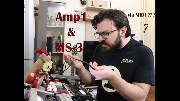 How to control Bluguitar Amp1 by using Boss MS-3 via MIDI?
