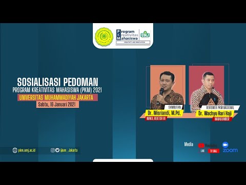 Sosialisasi Pedoman PKM UMJ 2021