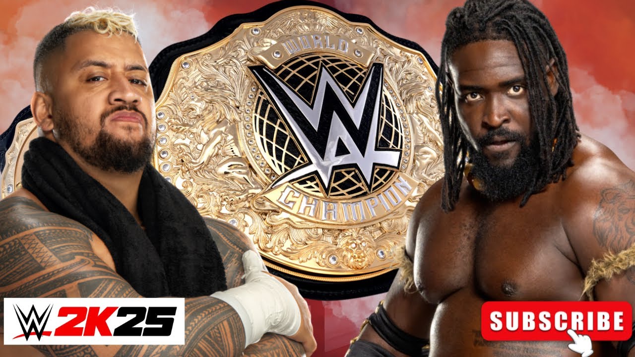 World Championship Match | Oba Femi vs Solo Sikoa | WWE 2K25 Simulation