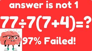 Why everybody confused - this simple math problem. already 97% failed and gave wrong answer, try it