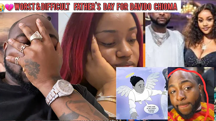 😭DAVIDO CHIOMA BREAKS DOWN IN TEÀRS ON FATHER'S DAY IT'S A DIFFICULT DAY& WATER FULL OUR EYE 👁 😢