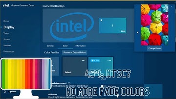 Improve Laptop Display Colors | 45% NTSC | Intel Laptop Users |