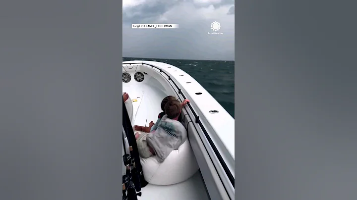 Intense Scene as Boat Outruns Storm | AccuWeather