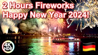 🎆 2 Hours of the Best Fireworks in Germany 4K HDR 🥂 Happy New Year 2024! Japantag and Rheinkirmes by Japan Potato 1,614 views 4 months ago 2 hours, 13 minutes