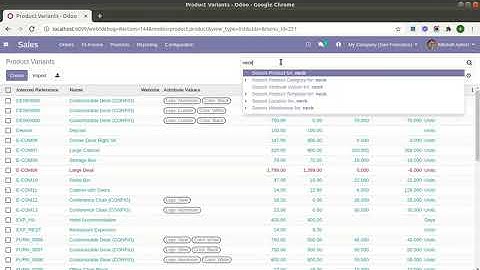 Import Product Variant eCommerce from CSV/Excel file - Advance Odoo