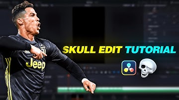 How to make VIRAL SKULL EDITS - Davinci Resolve Tutorial