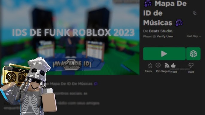 ID de músicas no Roblox: veja principais de funk, brasileiras e mais