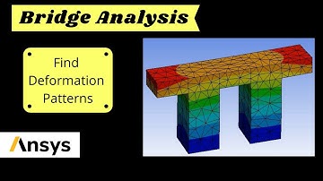 How to do Modal Analysis on Bridge | How to Find Frequency on Bridge due to Vibration on Ansys