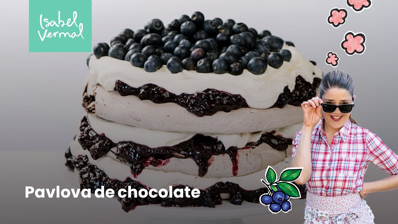 Pavlova de chocolate