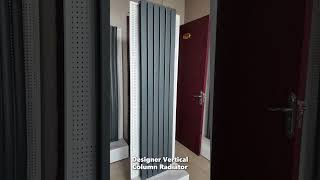 Modern Double Panel Vertical Square Tube Radiator Showcase | Liantu Heating