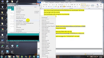 Cài đặt STM32 blue pill. Lập trình STM32 trên Arduino IDE