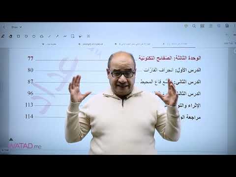 تعرفوا على أهم محتويات كتاب مادة علوم الأرض للمنهاج الجديد 2008 الأستاذ أيمن أبو شاويش