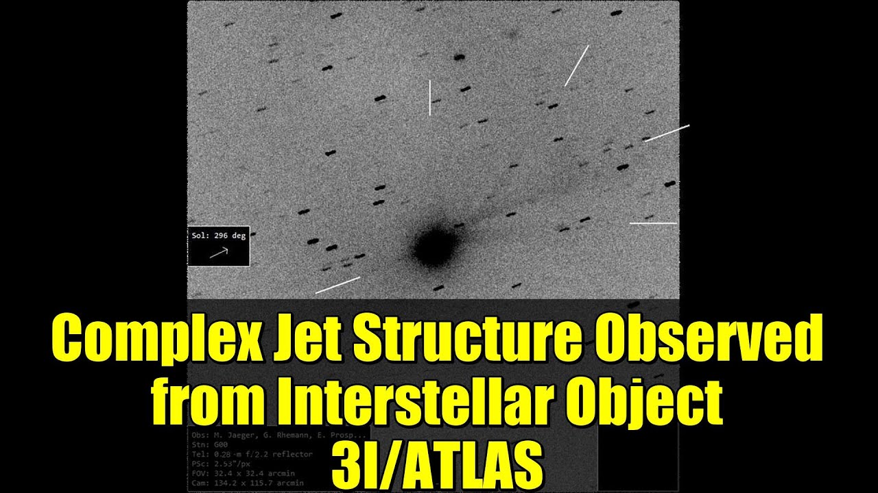 Complex Jet Structure Observed from Interstellar Object 3I/ATLAS