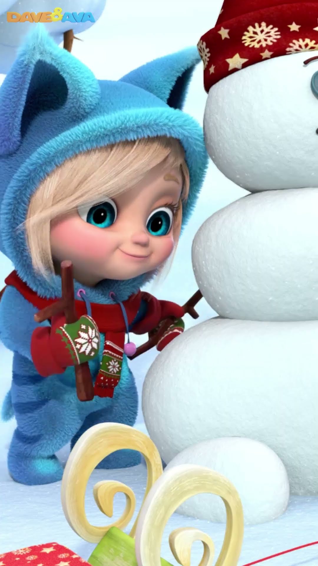 ? Christmas Songs | Twelve Days of Christmas  | Nursery Rhymes by Dave and Ava ?