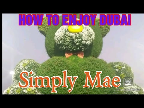 HOW TO ENJOY DUBAI