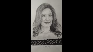 Portrait of Iliana D'Cruz, learn how to draw, pencil drawing, sketch art, pencil art