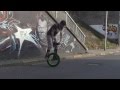 beginner unicycle tricks Flatland street riding