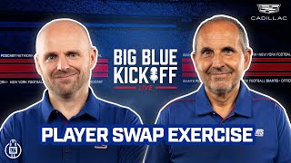 Player Swap Exercise | New York Giants | Big Blue Kickoff Live