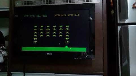 2600 Space Invaders Double Shots 56875pts Game 1BB via console