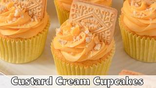 Custard Cream Cupcakes Recipe
