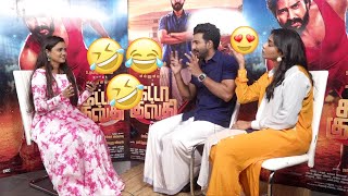 Vishnu Vishal and Aishwarya Lekshmi 🤣😂 Sama Fun Interview for Gatta Kusthi #Gatta Kusthi Interview