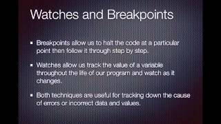 CIT 130 - Week 6 - Lecture Part 4
