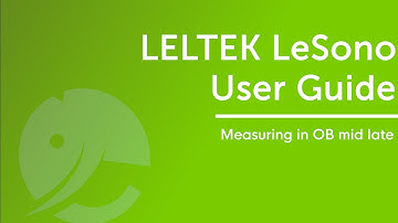 3-17. Measuring in OB mid late【LELTEK LeSONO User Guide】