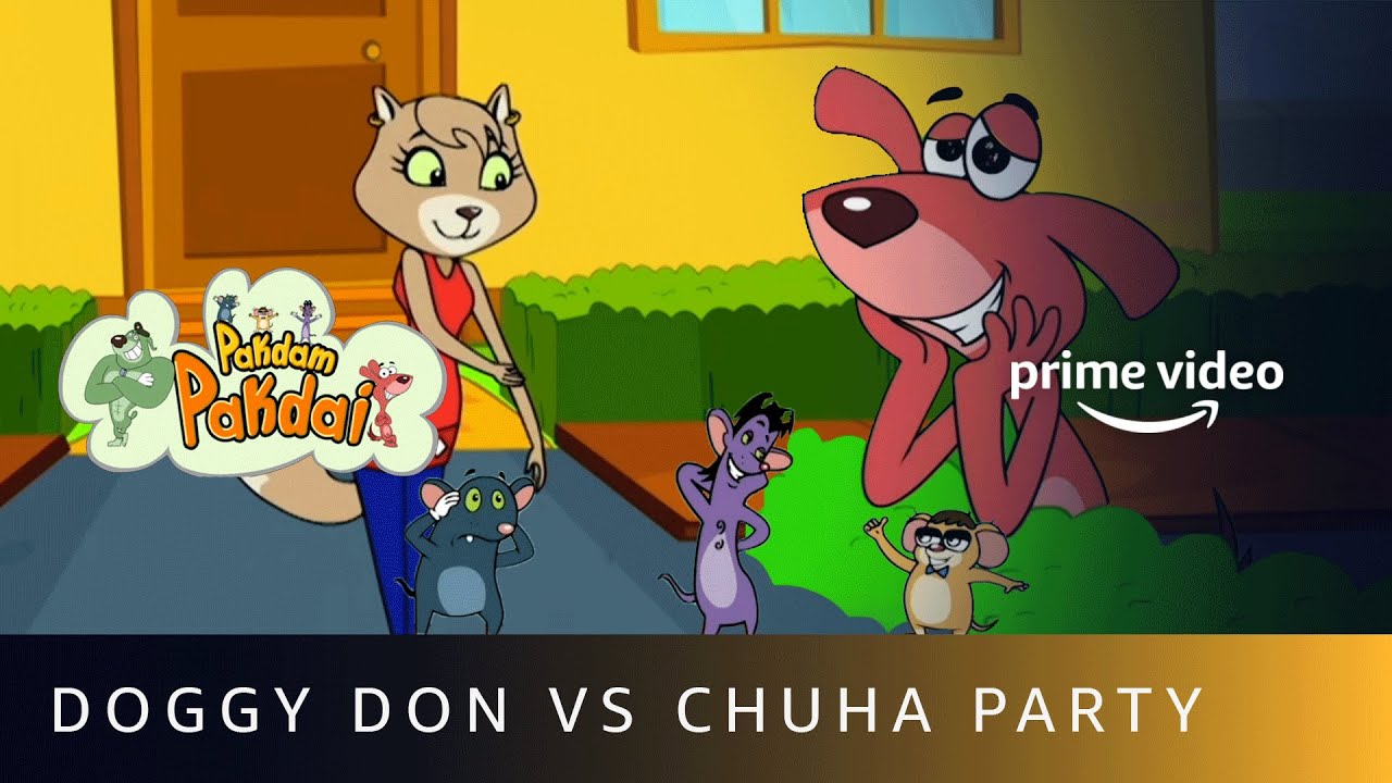 ⁣Pakdam Pakdai: Doggy Don and Chuha Party Are In Love ❤️ | Cartoon | Amazon Prime Video