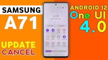 Samsung Galaxy A71 Official One UI 4.0 Android 12 Update | Samsung A71 New Update #SamsungA71 #A71