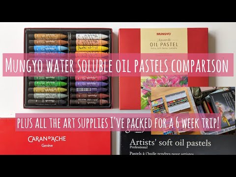 Video: Jsou mungyo olejové pastely rozpustné ve vodě?