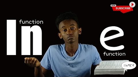 How to solve the Inverse of e function and In function in 8 min በአማርኛ #maths #grade11 #unit1